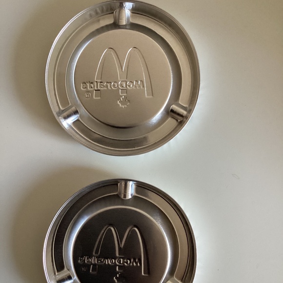 Vintage Aluminum McDonald’s Ashtrays x2 - Picture 6 of 6